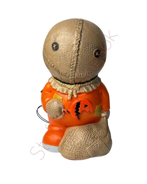 Blow Mold Trick r Treat Sam Light Up Halloween Horror 8” Statue Decoration NEW