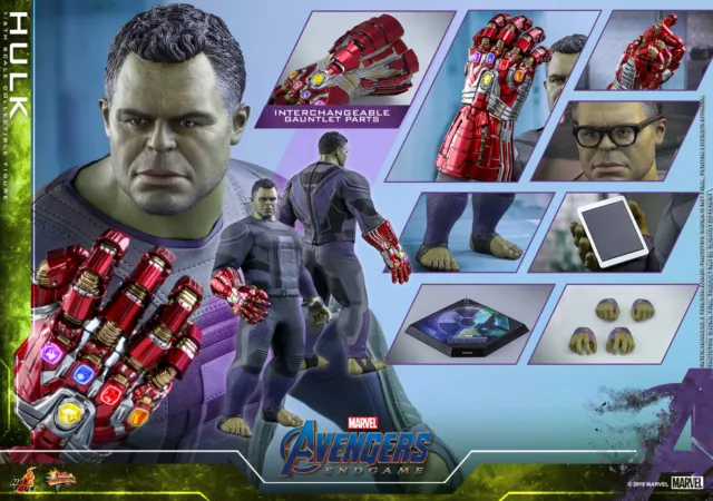 Clearance Sale! Hot Toys 1/6 Avengers: Endgame Mms558 Hulk (39.5Cm) Figure