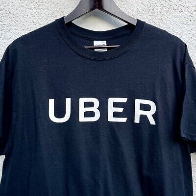 NUOVO 'Uber' Taxi Nero T-SHIRT GILDAN-Da Uomo Grande (L) - NUOVO e mai indossato
