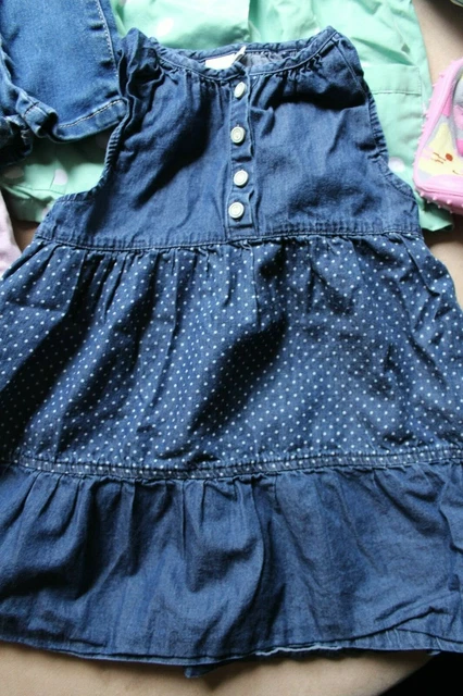 Pacchetto grande vestiti per bambine età 12-18 mesi cappotto top bambino 1 anno 4