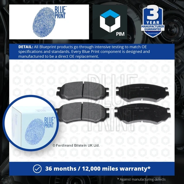 Brake Pads Set Front ADN14243 Blue Print 4106054C86 4106054C87 21386 Quality New