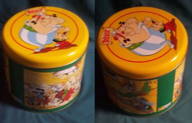 BOITE MÉTALLIQUE VIDE Astérix, Obélix Et Panoramix - Pandorino - 1999 EUR 13,00 - FR