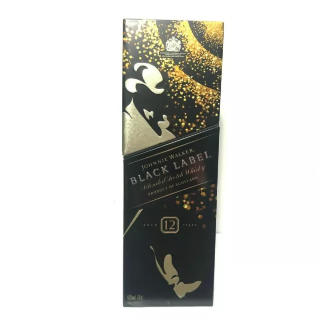 Johnnie Walker BLACK LABEL Empty Tin Box 2013 Limited Edition  12*4*3"
