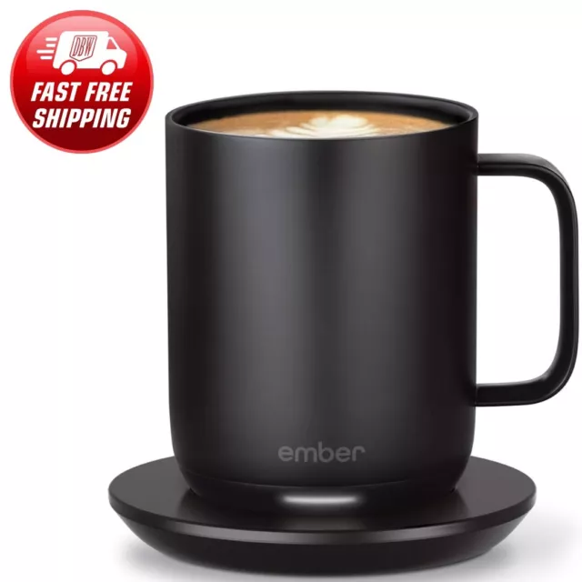 NEW, Ember Temperature Control Smart Mug 2 Charging Coaster, Black - AU STOCK