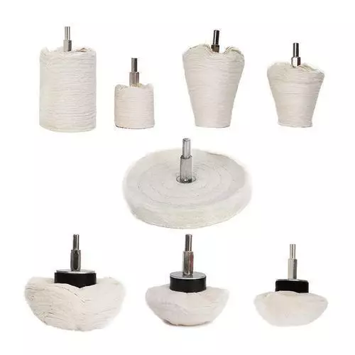 Buffing Pad Polishing Mop Car Wheel Buffer Polisher Kit Drill Attachment 1-8Pcs