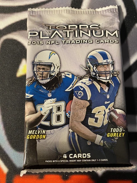 (1) 2015 TOPPS PLATINUM NFL FOOTBALL Sealed Retail PACK Winston RC? Brady?