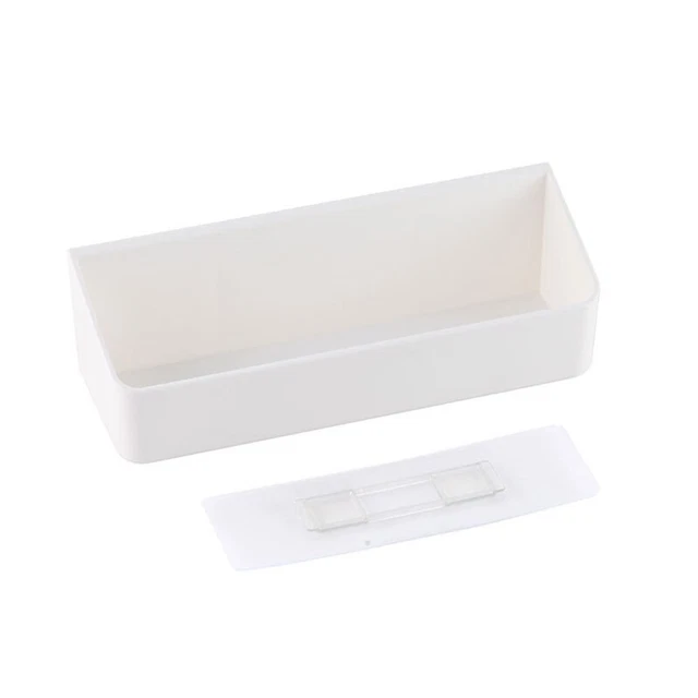 Caja de almacenamiento de plástico con soporte remoto de montaje en pared para controles remotos