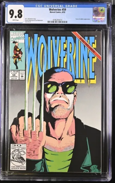 Wolverine #59 - CGC 9.8 - 1992 Marvel Comics