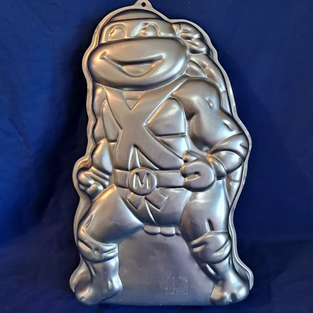 1989 Wilton Teenage Mutant NINJA TURTLE CAKE PAN Baking Mold Brownie 2105-5075