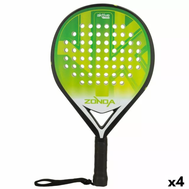 Squash-Schläger Aktive Schwarz/Grün [4 Stück]
