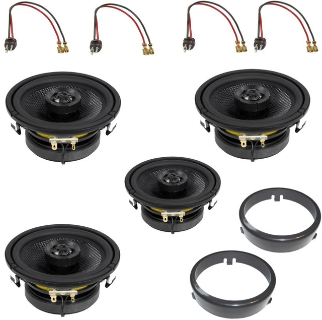 Kit Haut-parleurs Plug & Play Pour Mercedes Classe C, E, GLC, S - InCarTec SFK-MB01 - Neuf