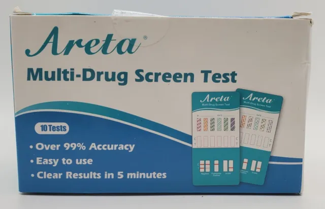 Kit de prueba de detección de múltiples fármacos Areta Easy Home 10 pruebas caducidad 07/24