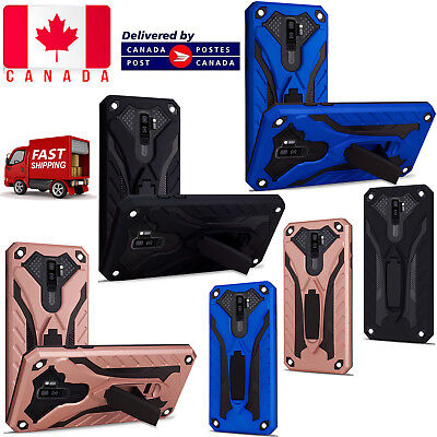 Samsung Galaxy A5 A8 2018 S7 S8 S9 S10 Plus Heavy Duty Armour Builder Stand Case