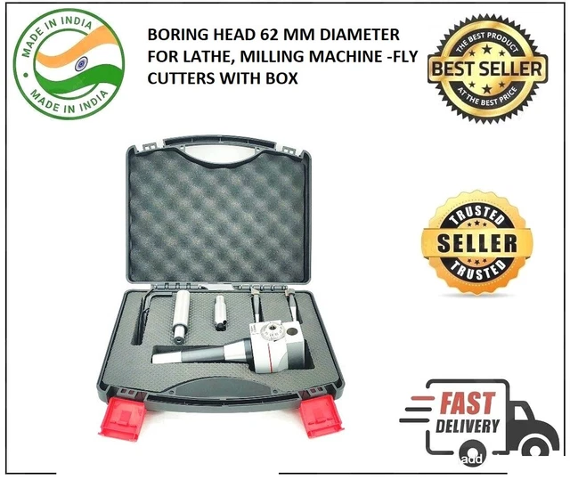 Boring Head 62 Mm Diameter For Lathe, Milling Machine -Fly Cutters