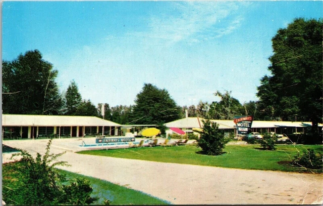 Fairways Motel Silver Springs Blvd Ocala Florida Fl State Hwy 40 Vtg Postcard