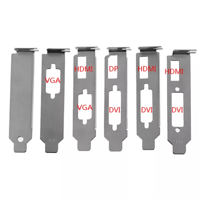 Low Profile Bracket Adapter DVI HDMI VGA Port For Half Height Graphic Video Car`