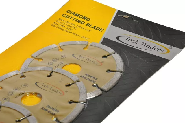 Diamond Cutting Disc Concrete & Stone Blade 115mm, 125mm, 150mm, 180mm, 230mm.