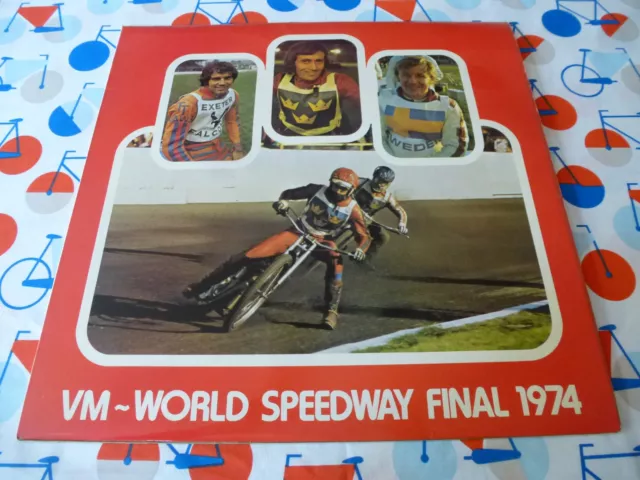 Vm - World Speedway Final 1974 Original 1974 Tee-Mill Records Stereo Vinyl Lp
