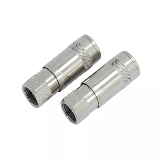 2PC 1/4 BSP Air Line Hose Compressor Fitting Connector Quick Release Female