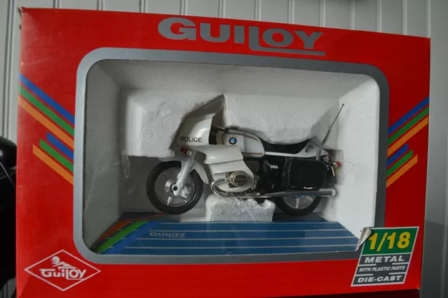Moto GUILOY Police BMW R100RS au 1/18 neuve (2)