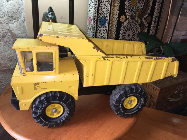 Jouet en Tôle - Tonka - Camion Benne Hydraulique - 34cm - 1978/1980