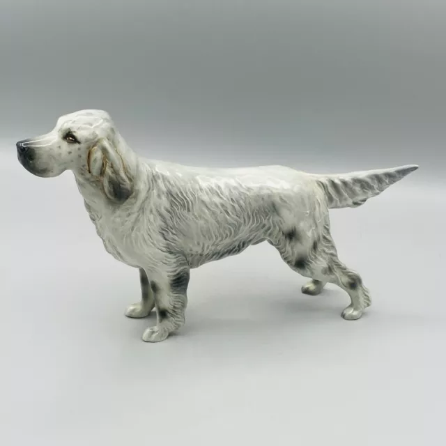 Vintage Beswick Dog Figure - English Setter - Bayldone Baronet