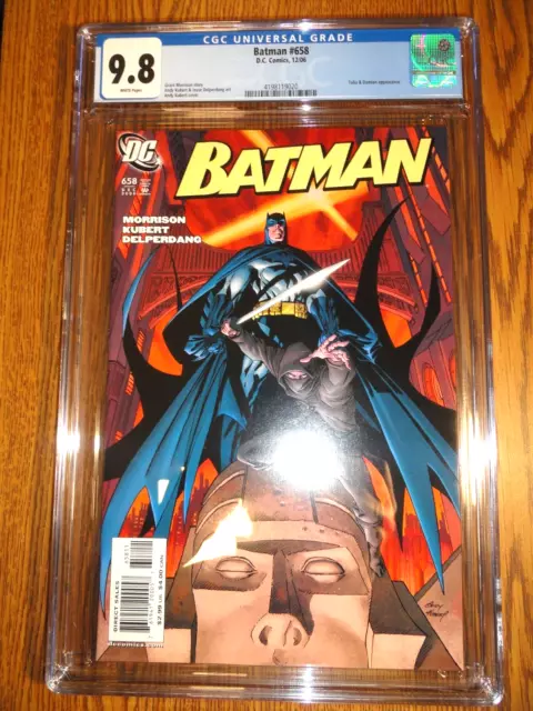 Batman #658 Hot Key CGC 9.8 NM/M Early Damian Wayne Cover 1st Print Detective DC