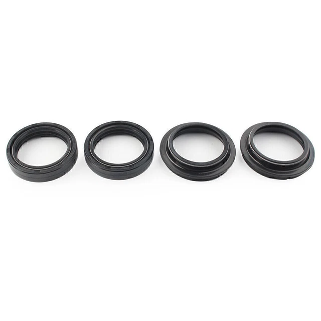 4x nero 43X55-11MM forcella anteriore moto smorzatore ammortizzatore guarnizione olio polvere
