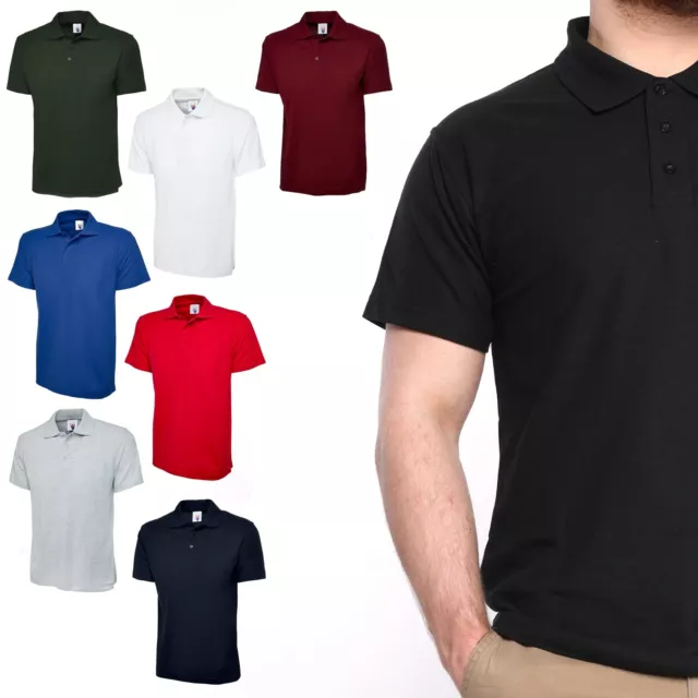 Mens Active Polo Shirt Short Sleeve Sportswear Tops - SPORTS GOLF CASUAL SHIRTS