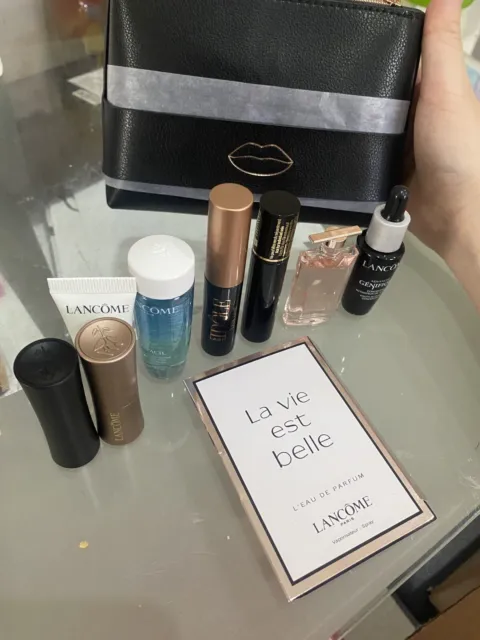 LANCOME Skincare/Cosmetic Gift Set - 10 Items New Perfume