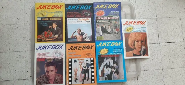 Lot De 7 Magazines/ Juke Box /1985/N/ 4/5/1986/N/9/10/1987/N/11/13/16/