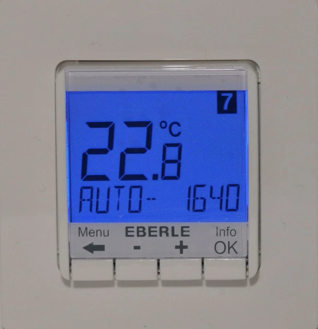 Thermostat Programmable EBERLE E200 NEUF prix en baisse: 38€ au lieu de 45