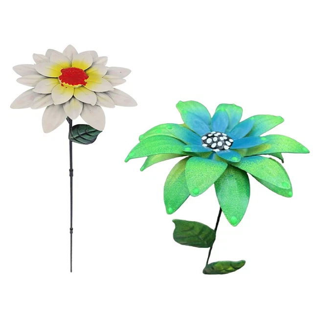 Pali Da Giardino Decorativi A Forma Di Anatra In Metallo - Set 4 Pezzi, Dimensioni Diverse, Per Decorazioni Esterne E Interne - 5