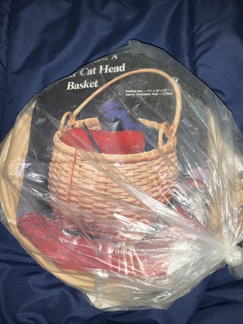 Raro Kit De Colección 1985 Commonwealth ""Cómo Hacer Una Cesta De Cabeza De Gato Agitadora