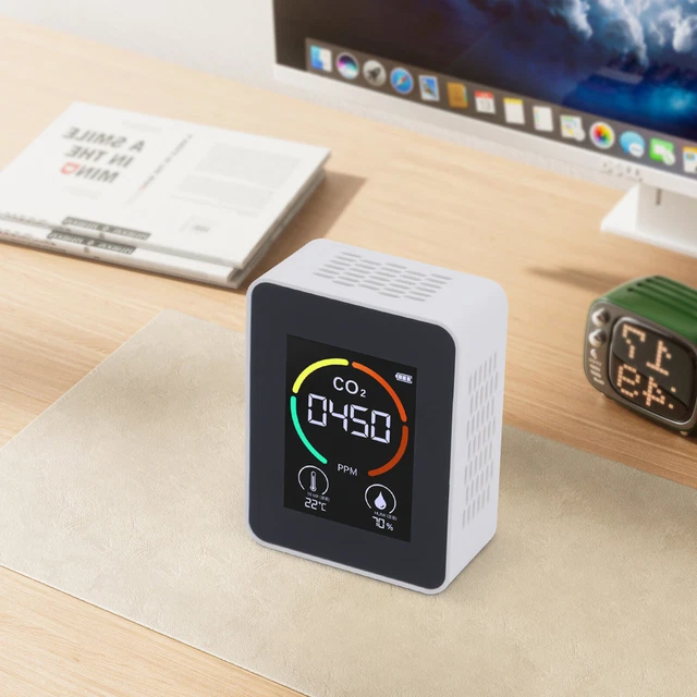 CARBON DIOXIDE DETECTOR CO2 ppm Meters Gas Analyzer Protable Air