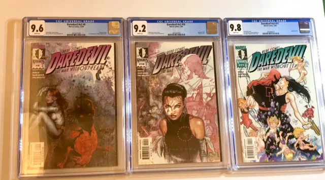 1999 Daredevil V2 #9, 10, 11 First App Echo Maya Lopez Graded Cgc 9.6 9.2 9.8