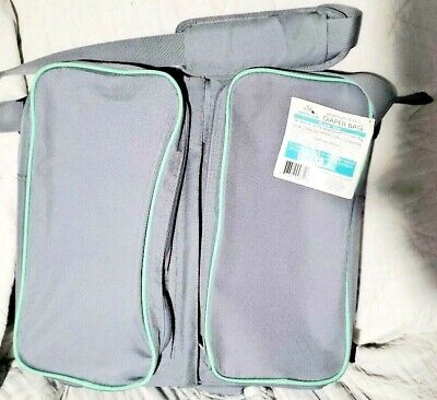 3-in1 Diaper Bag Portable Bassinet & Travel Changing Station Zippered Pocket 11A