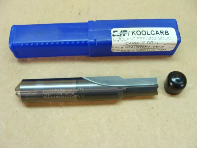 NEW KOOLCARB 0.7090 18mm coolant feeding solid carbide 2 flute step drill