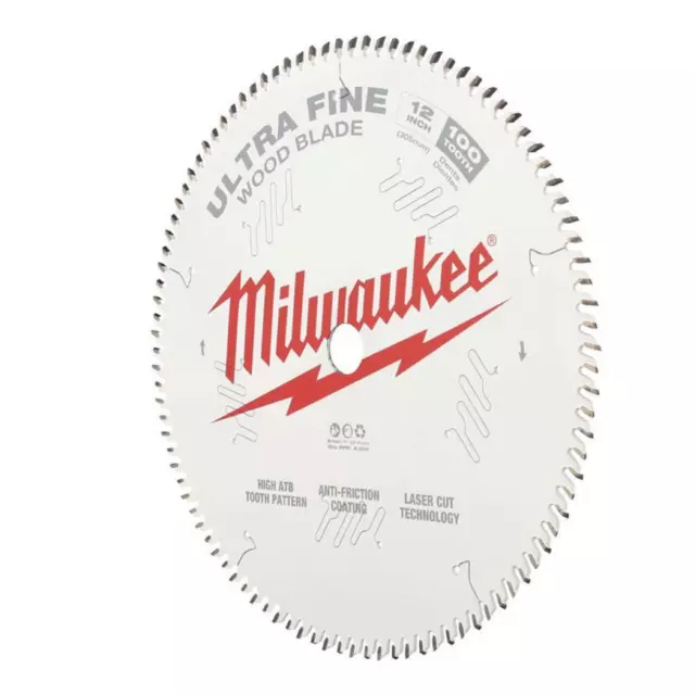 Milwaukee 48-40-1228 12 in. 100T Ultra Fine Finish Circular Saw Blade