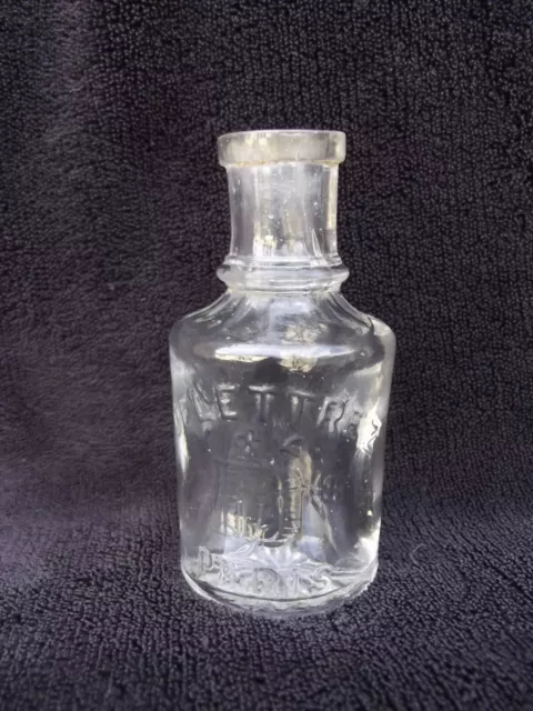 Rare antique perfume bottle DELETTREZ PARIS 1900s