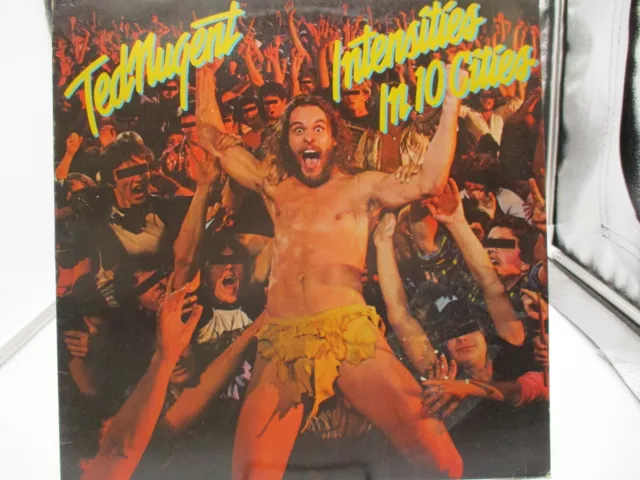 Ted Nugent "Intensities In 10 Cities" 1981 EPC 84917 Holland NM Ultrasonic Clean