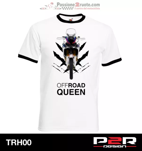 T-shirt Africa Twin 1000 moto tshirt ringer maglia TRH00