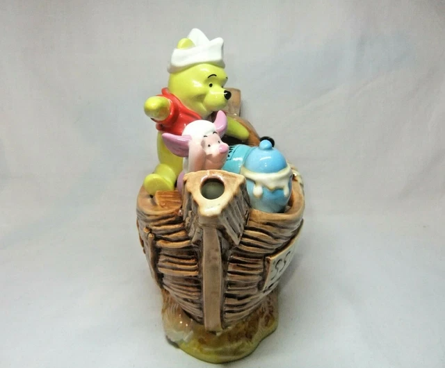 DISNEY CAPTAIN POOH & Piglet Teapot Limited Edition Showcase Collection