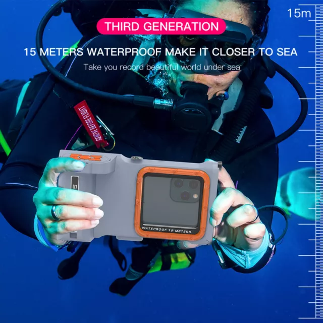 3rd Gen Diving Phone Case 50ft Underwater Photography For Snorkeling Universal 3