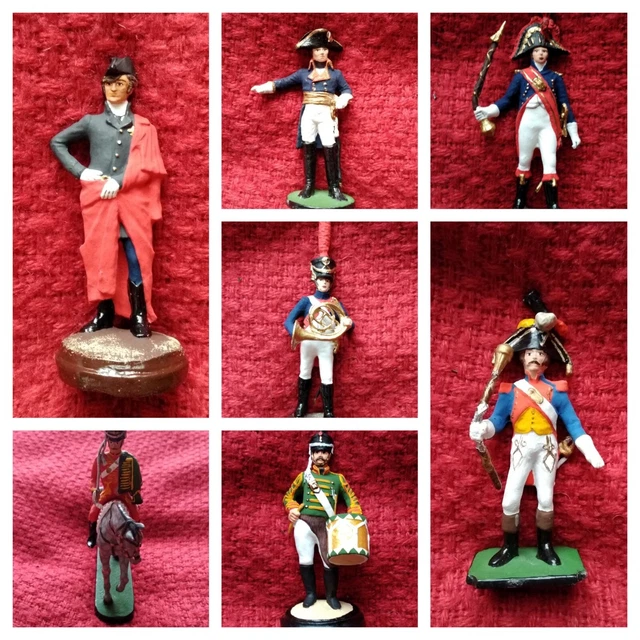 Lot De 7 Soldats En Plomb Et Aluminium - Occasion, Parfait Pour Collectionneurs Ou Décoration