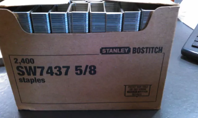 Stanley; Sw7437, 5/8 Staples; Box Of 2400