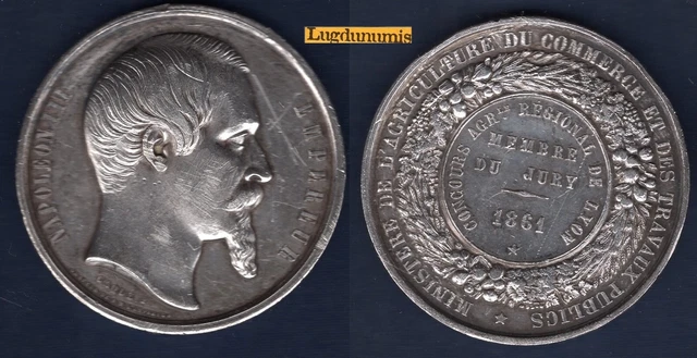 SECOND EMPIRE Médaille, Concours régional agricole, Animaux