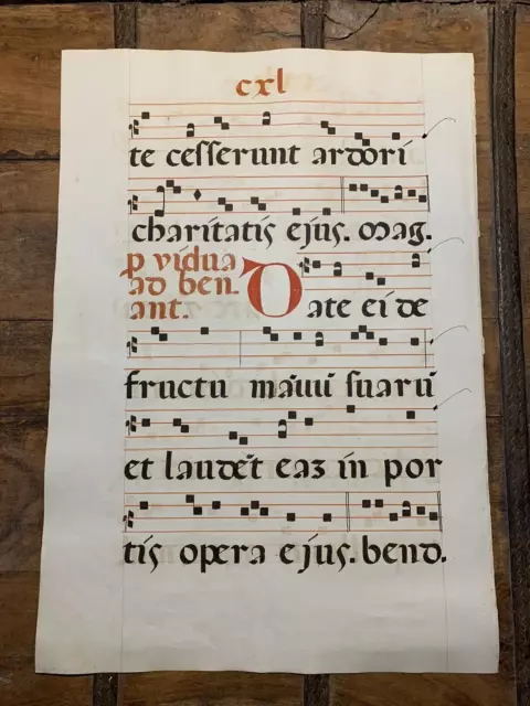 Grande Manoscritto Antifonario fine 700/inizio 800