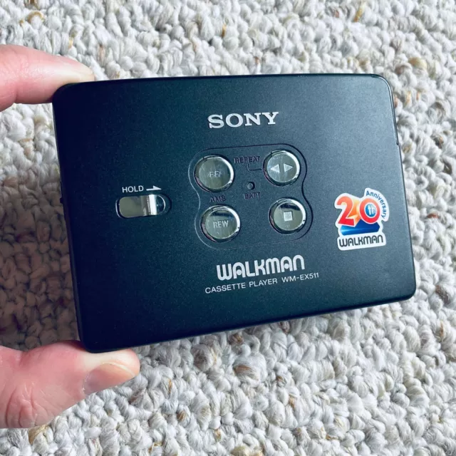 SONY EX622 Walkman Cassette Player, Excellent Black ! Working !