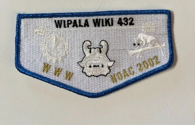 Boy Scout OA 432 Wipala Wiki Lodge Flap S59 2002 NOAC